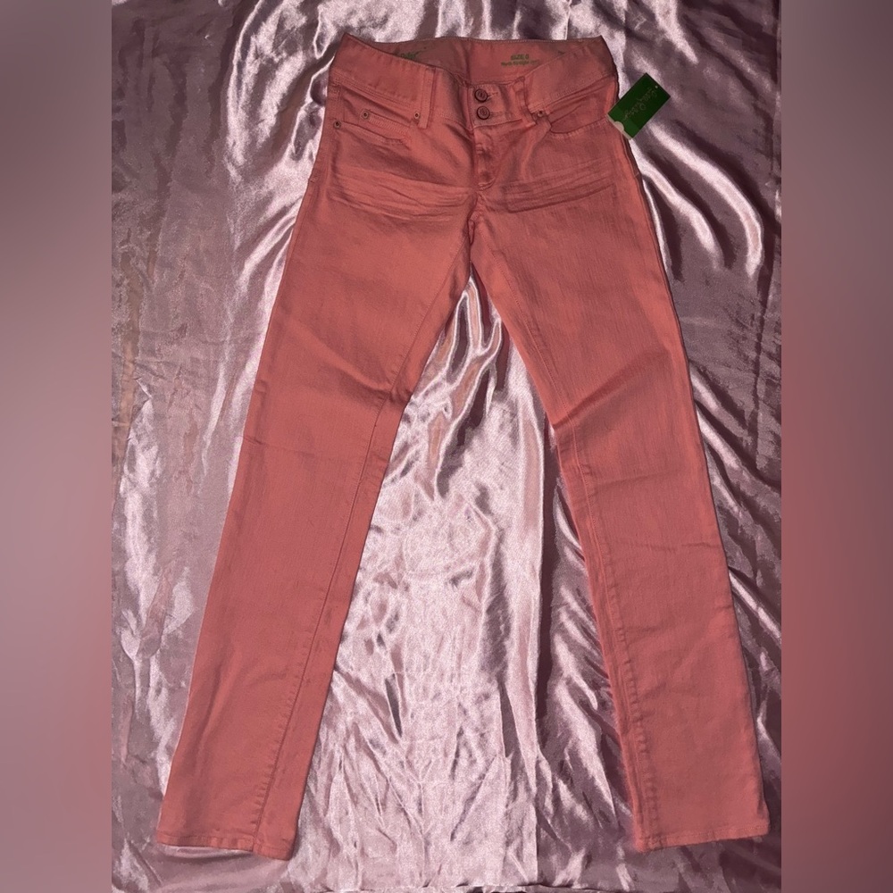 Lilly Pulitzer Worth Straight Jeans In Pink size 0 NWT